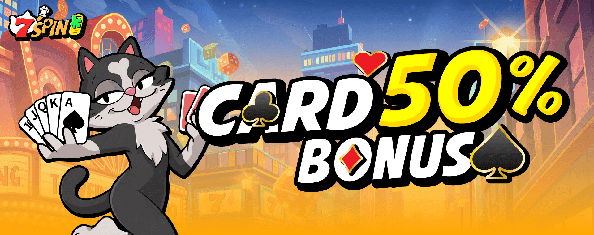Card 50% Bonus